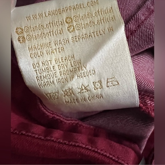 Home Folk Burgundy Flare Jeans - Picture 16 of 16